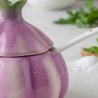 Onion Seasoning Cellar Decorative Ceramic Seasoning Jar Easy to Use Kitchen Storage for Dining Table