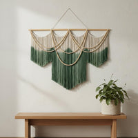 Macrame Wall Hanging Nordic Inspired Bohemian Woven Tapestry for Living Room