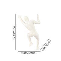 Resin Rock Climber Wall Sculpture - Dynamic Wall Art