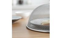 Stainless Steel Mesh Food Buffet Cover Handle Design Round Dining Table Cover Lightweight Mesh Food Dome for Buffet