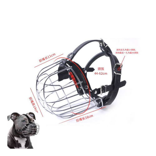 Metal Dog Muzzle Allows Panting Wire Dog Muzzle Comfortable Padding