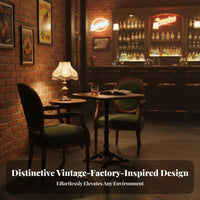 Tufted Banquette and Chair Set North North American design Booth Seating Retro Design Ergonomic for Cafe, Dessert Shop