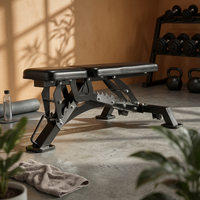 Adjustable Weight Bench Stable Base Fitness Equipment Comfortable Padding