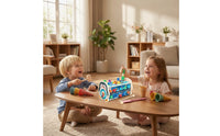 Multifunction Wooden Activity Toy with Clock Cognitive Wooden Hammering Toy Safe Whack-Acritter Game Colorful for Toddlers, Playroom, Classroom