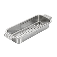 Sink Drain Basket with Extendable Frame Expandable Kitchen Tool Dishwasher Safe