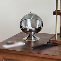 Spherical Storage container Polished Finish Stainless Steel container Pedestal Base Stainless Steel Sugar Bowl