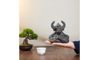 Bull Demon King Bust Handmade Tabletop Decor Rustic