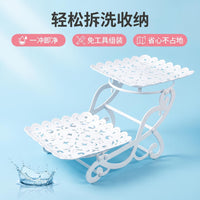 婚礼展示架子欧式水果摆台塑料蛋糕托盘点心架甜品台摆件