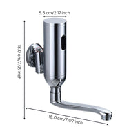 Touchless Wall-Mounted Automatic Bathroom Faucet