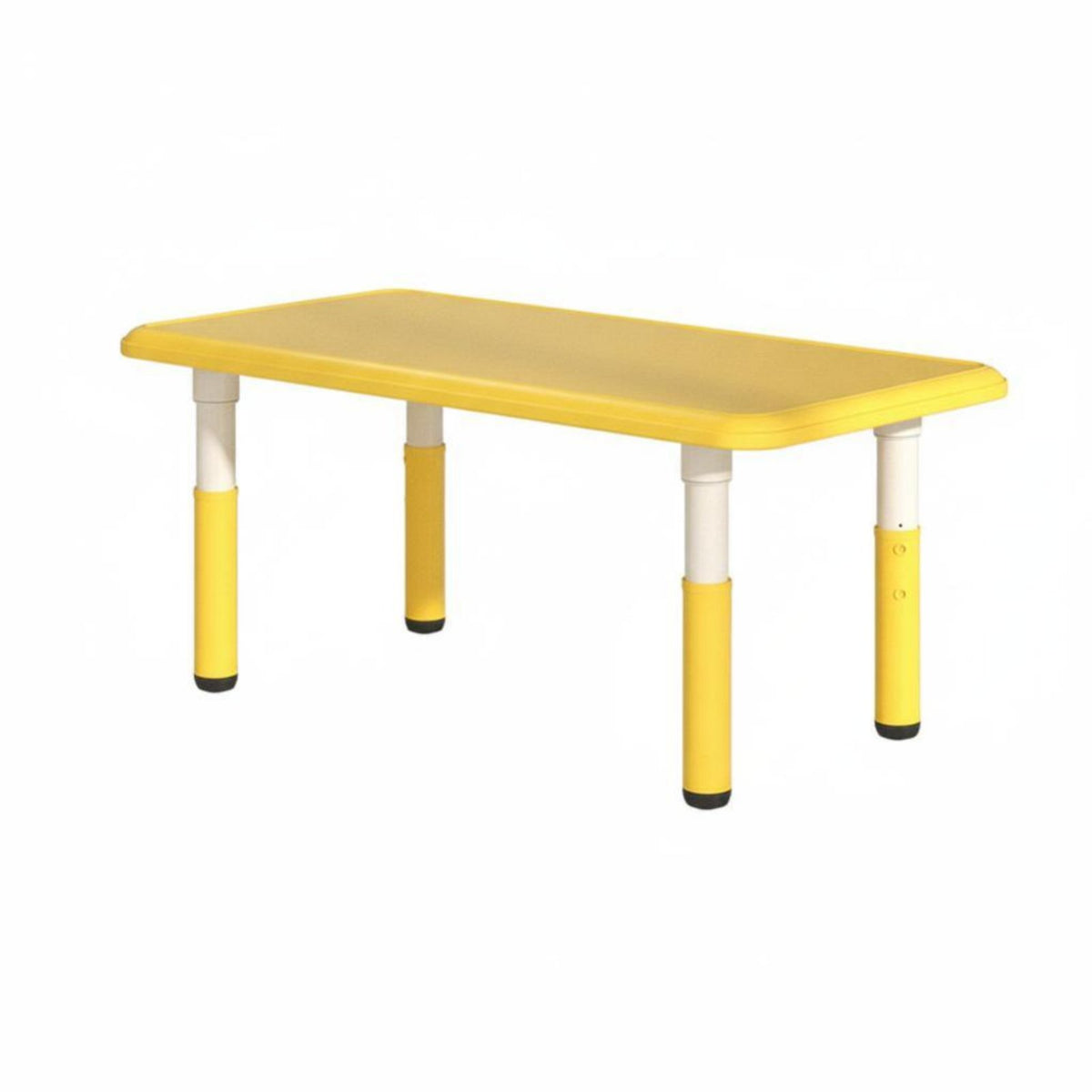 Plastic kids' Desk and Chair Kid-Safe Design 5-Piece Toddler Furniture Set Easy to Clean Lightweight for Daycare Center, Bedroom