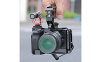 Camera Top Handle Compact Top Handle with Cold Shoe Universal Camera Grip with Cold Shoe for Filmmakers
