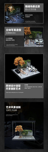 64 Scale Street Scene Light-Up Assembly Model