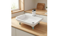 Portable Sink with Pump Electric Freestanding Wash Basin for Campers, Camping, Garden