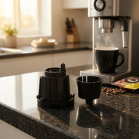 Industrial Part Coffee Pod Holder Replacement Accessory Stainless Steel Food-grade PP Easy Install Suitable for Coffee Machine Maintenance Single-cup Use