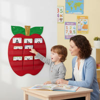 Educational Pocket Organizer Chart Decorative Sentence Strip Pocket Chart Educational Supply for Homeschool