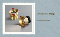 Brass LED spotlight, high CRI.