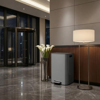 Removable Liner Trash Can Hands Stainless Steel Trash Can Inner Bucket Household Storage for Office