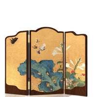 Song Dynasty Aesthetic Floral Butterfly Tabletop Screen Decoration