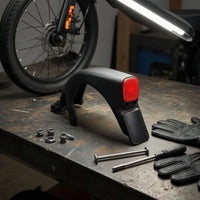 Long-Lasting Rear Mudguard Weather Resistant Scooter Mudguard Black Replacement Part Matte for Commuters