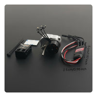 Force Compensation Brushless Engine and ESC Combo Upgrade Part Outrunner Engine with Metal Gearbox for Away-Road, Rock Crawling