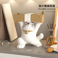 Lucky Cat Niche High-End Birthday Gift Entryway Desktop Ornament Store Front Decoration Office Decoration