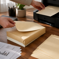 A4/A3/16K/8K Ivory/Off-White Eye-Protection Paper, 80/100/120gsm, 250/500 Sheets for Printing