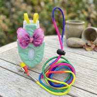Parrot Harness and Bird Walking Leash, Decorative Vest Style Outdoor Bird Harness, Polyester Flying Harness for Pet Bird Flying Training Use 142
