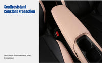 Leather Armrest Box Cover for Seagull, Car-Specific, Snug Fit, Anti-Wear, Breathable, Easy to Clean, Multiple Color Options