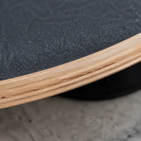 Wooden Balance Board for Kids & Adults - Non-Slip Round Fitness Trainer & Yoga Stepper