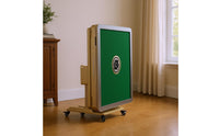 Automatic Foldable Mahjong Table Built-in Tile Handling Mahjong Table with Wheels Compact Game Furniture for Home