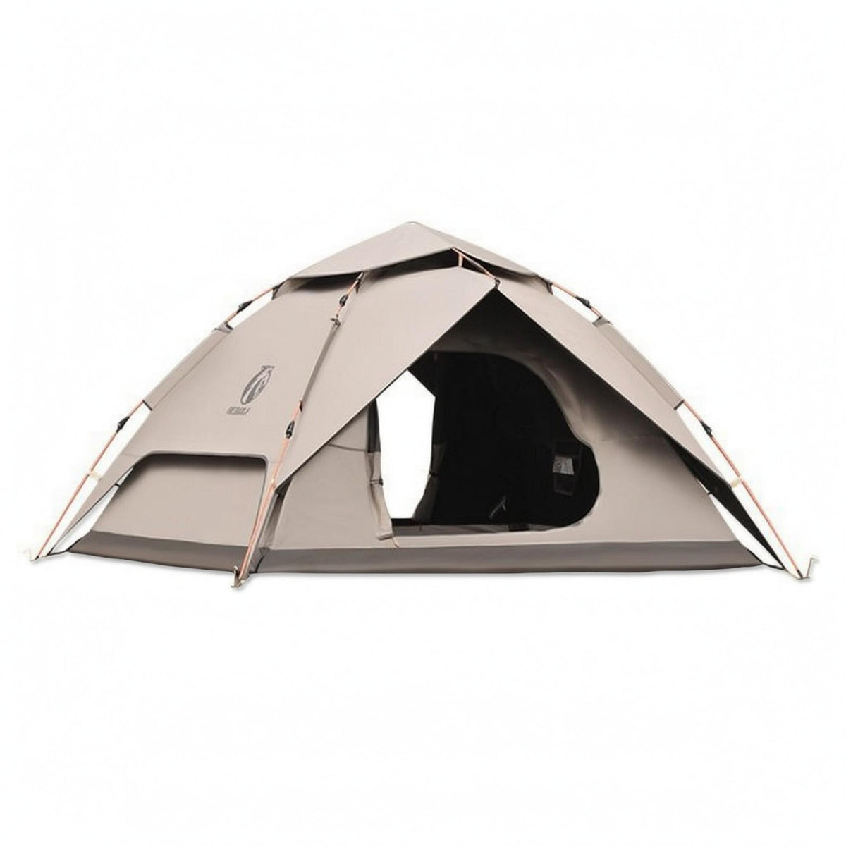 Double Layer Dome Tent Top Cover Double-Layer Tent Black Base Trim