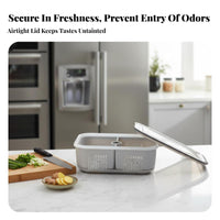 4 Pieces Stackable small p-meal prepp Box complimentaryzer Safe Refrigerator container Set closureed Lid
