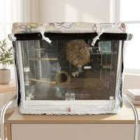 Bird Cage Cover with Side Opening, Light Blocking Material Parrot Cage Cover for Indoor Bird Cage, Night Bird and Parrot Cage Birdcage Cover