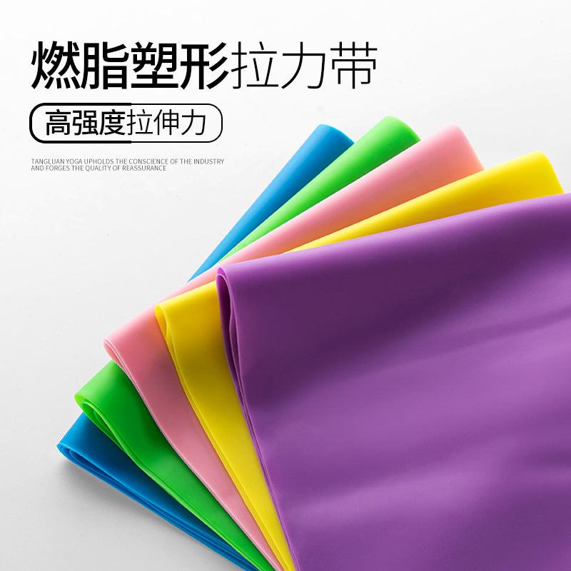 Latex Yoga Resistance Bands for Fitness, Strength Training, and Stretching