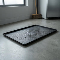 Tray-Style Mat Raised Border Silicone Mat Spill-Catching for Under Appliances