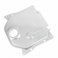 Rust Resistant Motorcycle Fuel Fuel Reservoir Cover Plate Easy Install Stainless Steel Fuel Reservoir Cover for Replacement, Repair