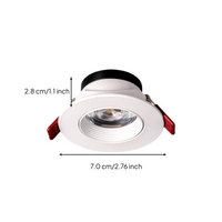 Adjustable anti-glare COB LED washer