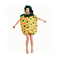 Pineapple Hooded Jumpsuit Halloween Hooded Pineapple Costume Bright Color