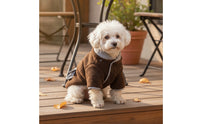 Dog Fleece Coat Soft Dog Coat with Leash Opening Full-Coverage Pet Clothing for Dogs, Pets, Cold Weather, Outdoor Trips