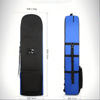 厂家批发高尔夫航空包带滑轮球包球袋旅行托运球包保护套golf bag