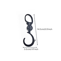 Stroller Hook, Organizer Accessory, Universal Hanging Bag Hook, Portable, Stable Attachment
