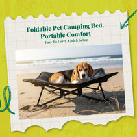 Waterproof raised pet bed