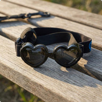Heart-Shaped Pet Sunglasses Cute Heart-Shaped Dog Sunglasses Easy to Carry