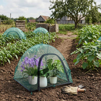 Mesh Plant Tent Fine Netting Zippered Plant Cover Zipper Closure Guarding Mesh Tent