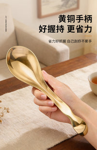 Pure Brass Scraping Spoon for Body Massage