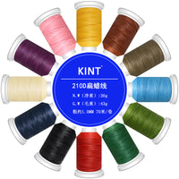 210D Waxed Thread for DIY Jewelry Making, Braiding, and Craft Projects - 1.0mm Flat Waxed Cord