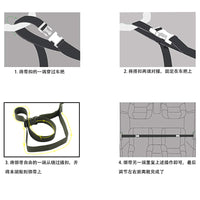 车载鱼竿绑带汽车顶部 / 座椅通用 防滑固定带汽车内路亚竿固定带