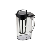 Leak-Proof Cold Brew Pitcher with Filter Slender Cold Brew Pitcher Reusable Iced Tea Maker with Infuser Food-Grade-Clear for Kitchen Counter