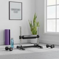 Stretching Support Bulgarian Split Squat Stand Sturdy Steel Frame Bulgarian Squat Coach Heavy Duty Single Leg Training Stand Compact for Beginners