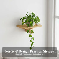 Single-Tier mount board Nordic aesthetic Verticalmounted VerticalstorageSaving for Living Room